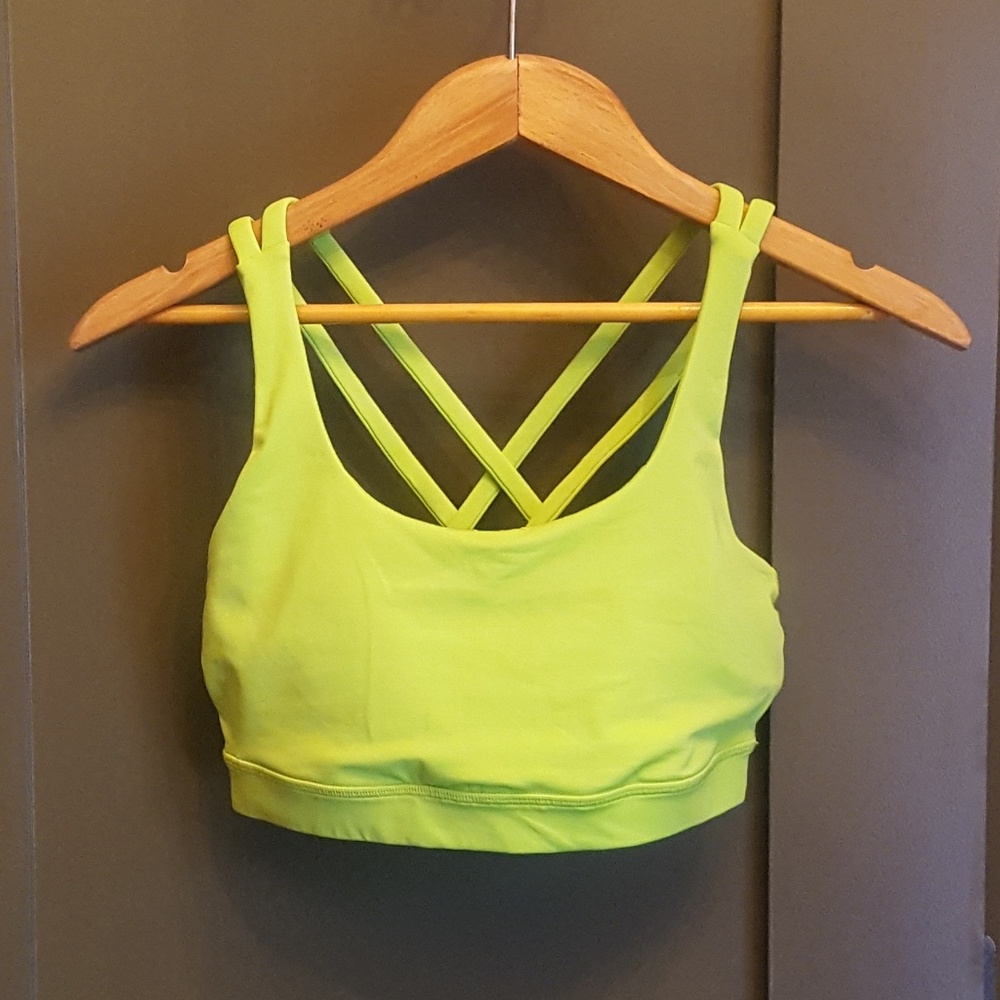 Lululemon Energy Bra | Neon Lime Green | EUC